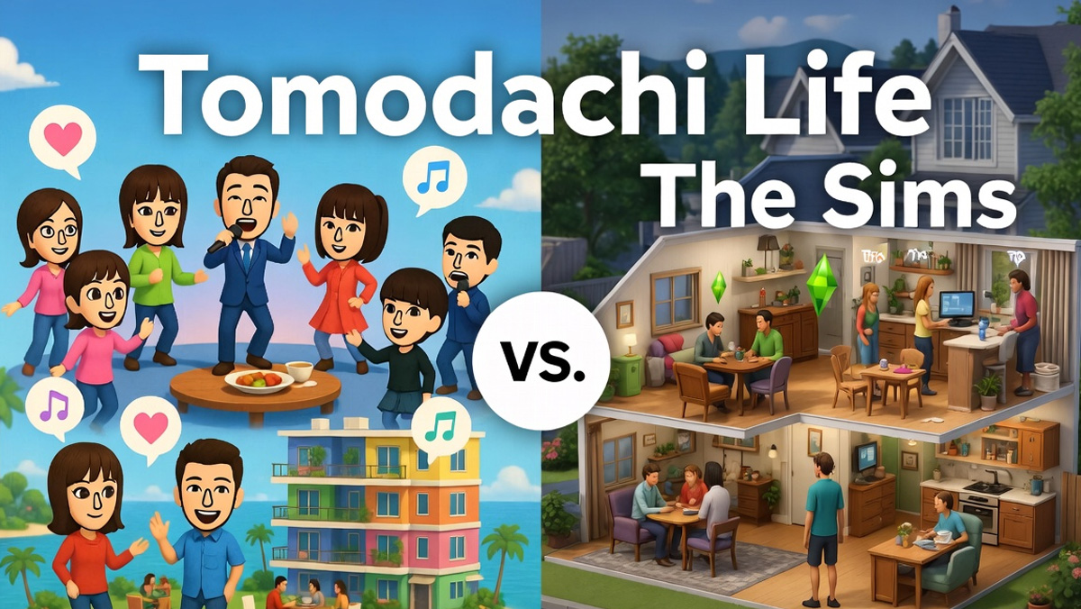 Tomodachi Life vs. The Sims: Mana yang Lebih Sering Dimainkan?