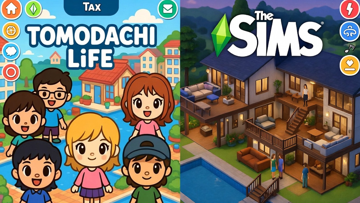 Tomodachi Life vs The Sims game